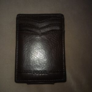 Fossil Dark Brown Leather Wallet